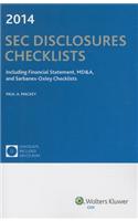 SEC Disclosures Checklists