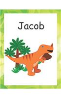 Jacob: Customized Lined Notebook for Boys