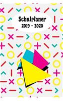 Schulplaner 2019 - 2020: Coole Muster Weisser Hintergrund das hausaufgabenheft 2019 - 2020 für das neue schuljahr; mit kalender, stundenplan für jedes semester, wochenplaner