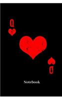 Notebook: Lined Journal for Playing Cards, Poker, Black Jack, Gambling and Card Game Fans - Paperback, Diary Gift for Men, Women and Children