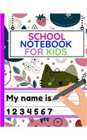School Notebook for Kids