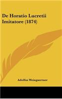 de Horatio Lucretii Imitatore (1874)
