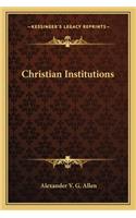 Christian Institutions
