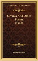 Silvania and Other Poems (1920)