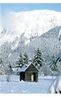 Journal Mountain Cabin In The Snow: (Notebook, Diary, Blank Book)