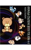 Animals Coloring Book For Kids 4-8