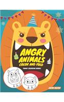 Angry Animals Color And Fold