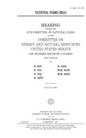 National parks bills