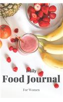 Daily Food Journal For Women