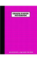 Graph Paper Notebook. Quad Ruled-4 Squares Per Inch