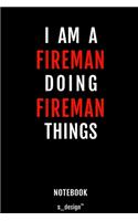 Notebook for Firemen / Fireman