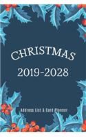 Christmas Address List and Card Planner