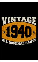 Vintage 1940 All Original Parts