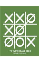 Tic Tac Toe Game Book: 120 Page Grid Sheet Book With 1,440 Blank Grid Sheets For Kids - 8.5 x 11" Matte Soft Cover For Road Trips Traveling Camping Family Activity