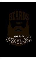 Beards are the New six Pack: 110 Game Sheets - SeaBattle Sea Battle Blank Games - Soft Cover Book for Kids for Traveling & Summer Vacations - Mini Game - Clever Kids - 110 Lined