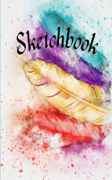Sketchbook: Amazing Notebook for Drawing, Writing, Painting, Sketching or Doodling, 110 Pages, 8.5x11 Sketch Book for Teenagers and Adults with Blank Paper for 