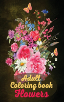Adult Coloring Book Flowers
