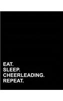 Eat Sleep Cheerleading Repeat: (Menu Planner)