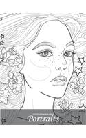 Livre de coloriage pour adultes Portraits 6