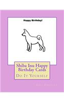 Shiba Inu Happy Birthday Cards