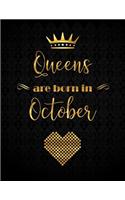Queens Are Born in October: Dot Grid Journal