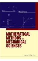 Mathematical Methods for Mechanical Sciences