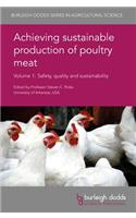 Achieving Sustainable Production of Poultry Meat Volume 1