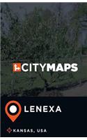 City Maps Lenexa Kansas, USA