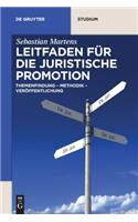 Leitfaden für die juristische Promotion