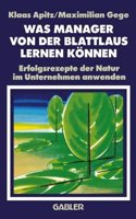 Was Manager von der Blattlaus Lernen Konnen
