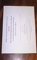 Die Handschriften Der Wurttembergischen Landesbibliothek Stuttgart