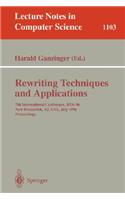 Rewriting Techniques and Applications: 7th International Conference, Rta-96, New Brunswick, Nj, USA July 27 - 30, 1996. Proceedings