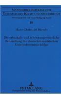 Die erbschaft- und schenkungsteuerliche Behandlung der deutsch-franzoesischen Unternehmensnachfolge