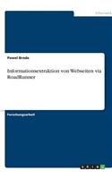 Informationsextraktion von Webseiten via RoadRunner