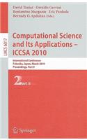 Computational Science and Its Applications - ICCSA 2010: International Conference, Fukuoka, Japan, March 23-26, 2010, Proceedings, Part II