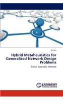 Hybrid Metaheuristics for Generalized Network Design Problems