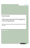Offene Internetportale als Grundlage für Unterrichtsgestaltung