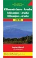 Kilimanjaro - Arusha Road Map 1:80 000