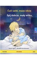 Sleep Tight, Little Wolf. Bilingual Children's Book (Latvian - Polish)