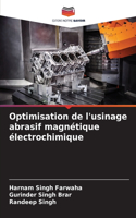 Optimisation de l'usinage abrasif magnétique électrochimique