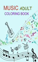 Music Adult Coloring Book