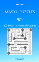 Masyu Puzzles - 200 Easy to Normal Puzzles 9x9 vol.1