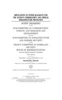 Implications of power blackouts for the nation's cybersecurity and critical infrastructure protection