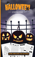 Halloween activity book for kids ages 9-12