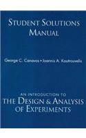 Student Solutions Manual for Introduction to the Design & Analysis of Experiments