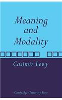 Meaning and Modality