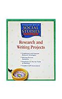 Houghton Mifflin Social Studies: Res&wr Proj Blm L1 Schl&fam School and Family