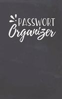 Passwort Organizer: Handliches Passwortbuch mit Register zum Verwalten von Passwörtern, Zugangsdaten und PINs
