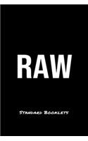 Raw Standard Booklets