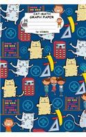 Cat Math Graph Paper for Kiddos